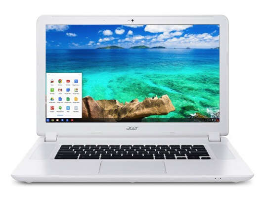 에이서가 출시할 예정인 15.6인치 화면을 탑재한 크롬북